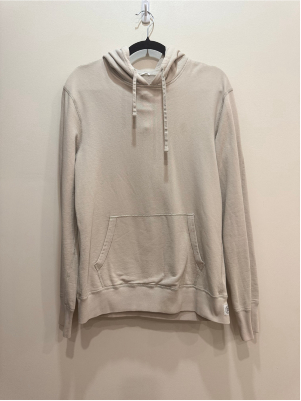 Reigning Champ Midweight Terry Slim Hoodie Men M Drawsting Neutral